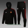 Manchester United Trenings Windrunner Set 22-23 Svart - Herre